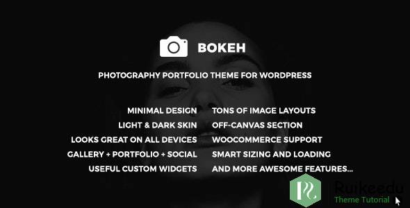 Bokeh - WordPress的摄影组合主题