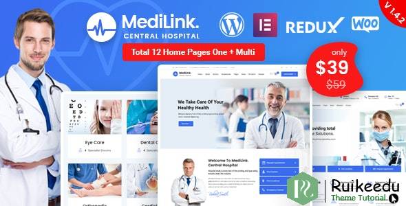 Medilink- 健康与医疗WordPress主题