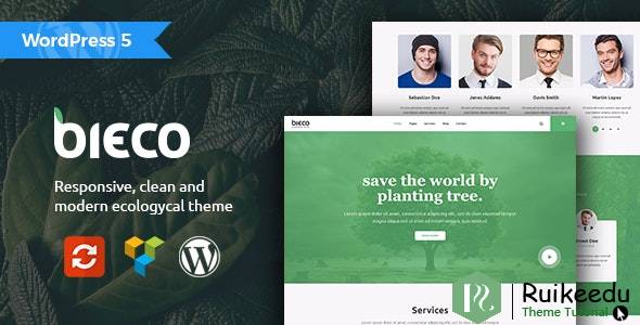 Bieco - 环境与生态WordPress主题