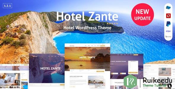 Zante- 酒店预订主题