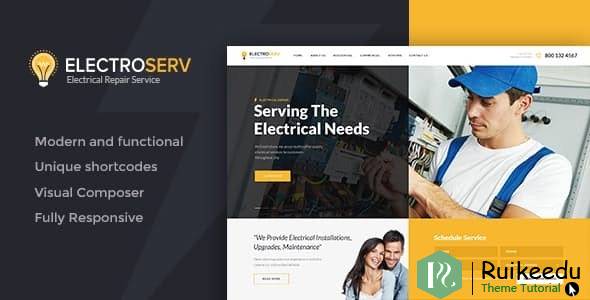 ElectroServ -电气维修服务WordPress主题