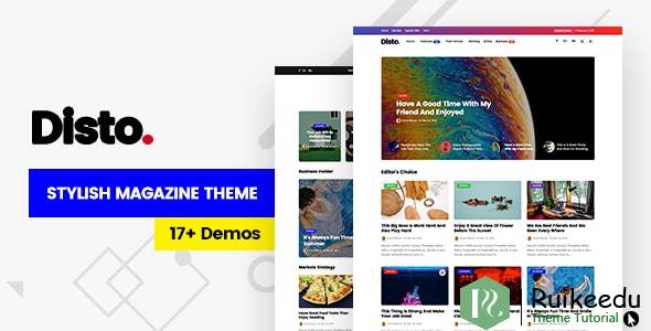 Disto-WordPress博客杂志主题