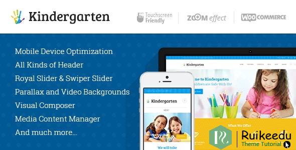 Kindergarten - 日托与儿童学校教育WordPress主题