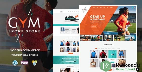 GYM -运动服装和设备商店WordPress主题