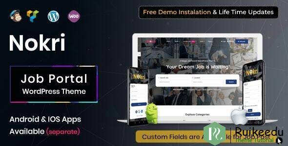 Nokri -Job Board WordPress主题