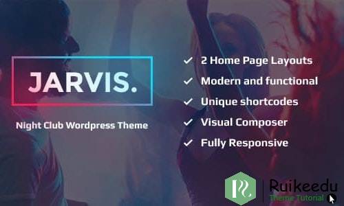Jarvis -夜总会,音乐会,节日WordPress主题