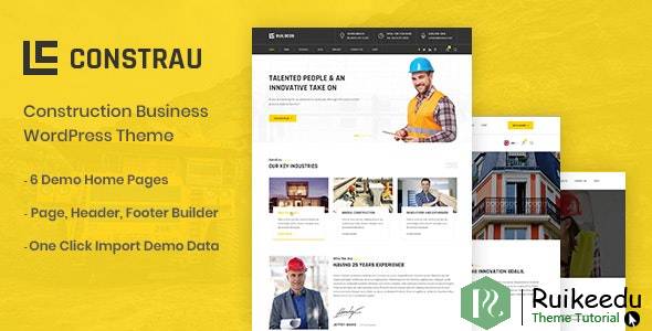 Constrau v1.0.0-建设业务WordPress主题