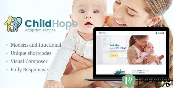 ChildHope -儿童收养服务和慈善公益WordPress主题