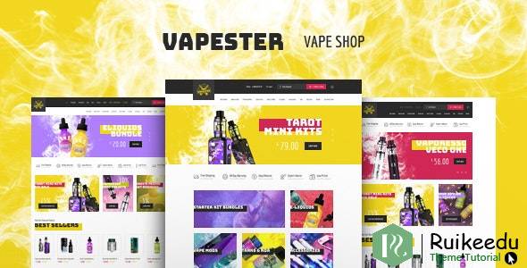 Vapester | 创意香烟商店和Vape商店WooCommerce主题