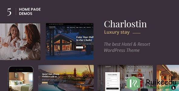 Charlostin -酒店和度假村预订WordPress主题