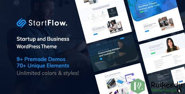 Start Flow -启动和创意多用途WordPress主题